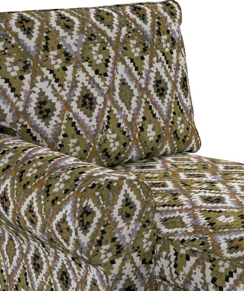 Poťah na ležadlo Ektorp (ľavé) farba produktu viacfarebná látka zapletaná, vzorované