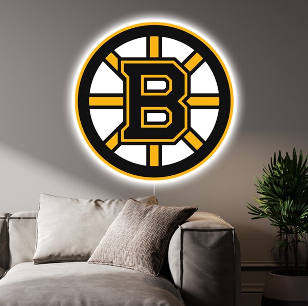Svietiaci obraz Logo Boston Bruins