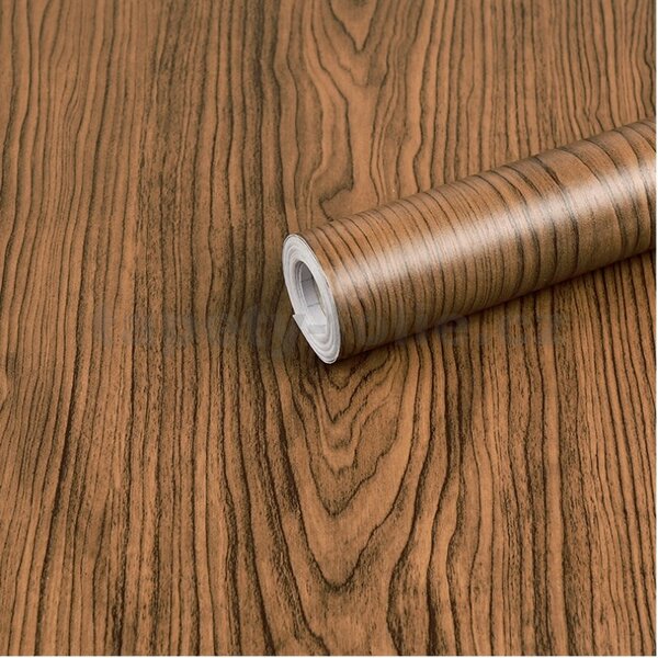 Samolepiace tapety 45 cm x 10 m IMPOL TRADE 9337, dub tmavý, Samolepiace tapety