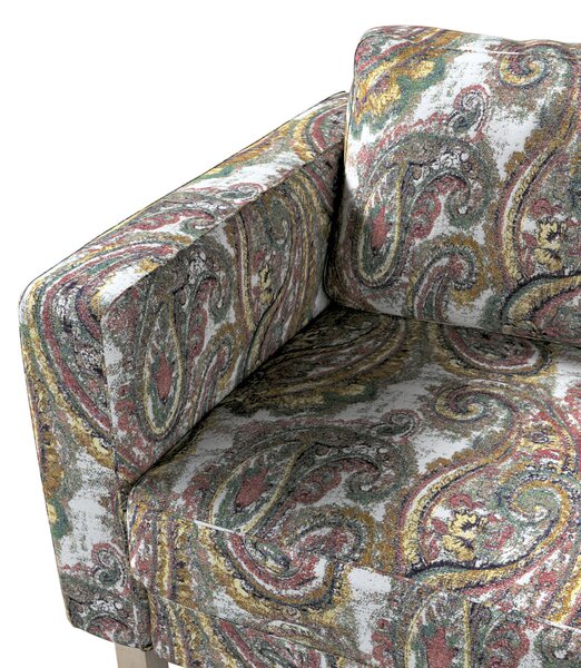 Poťah na sedačku Karlstad (nerozkladací, 3-miestny, krátky) farba produktu viacfarebná látka zapletaná, vzorované