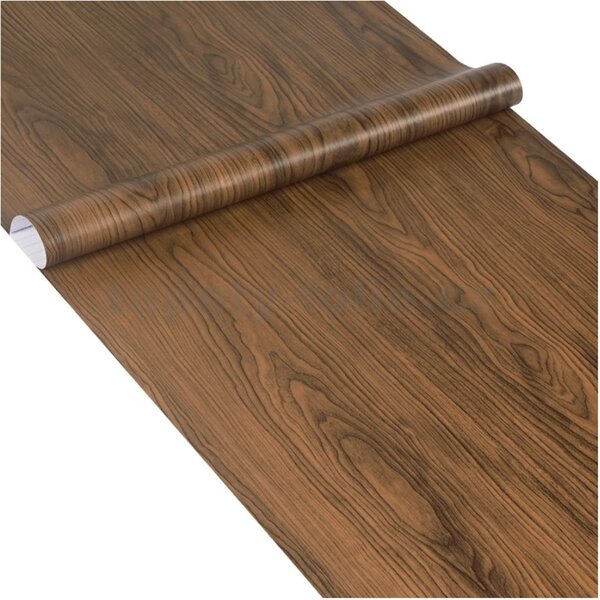 Samolepiace tapety 45 cm x 10 m IMPOL TRADE 9337, dub tmavý, Samolepiace tapety
