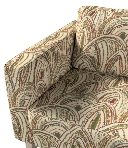 Poťah na sedačku Karlstad (nerozkladací, 3-miestny, krátky) farba produktu viacfarebná látka zapletaná, vzorované