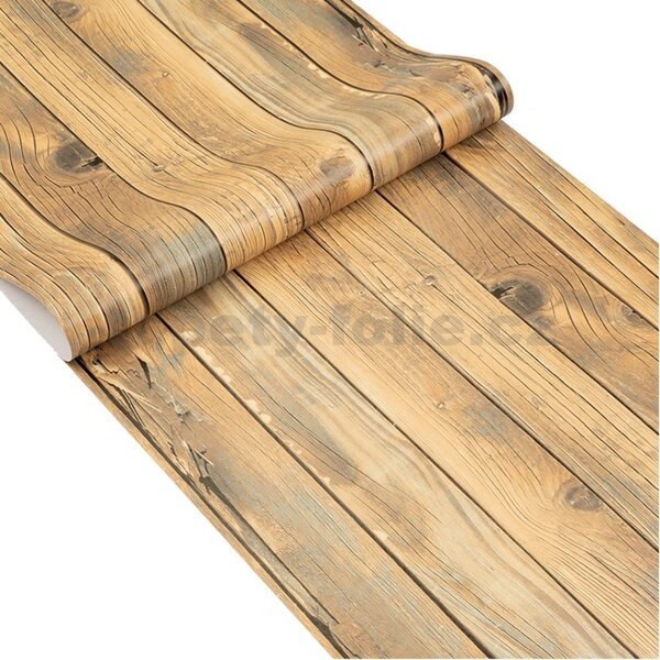 Samolepiace tapety 45 cm x 10 m IMPOL TRADE 173-212, drevené dosky hnedo-sivé, Samolepiace tapety