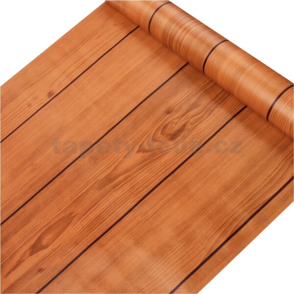 Samolepiace tapety 45 cm x 10 m IMPOL TRADE 9318, dub hnedý v latách, Samolepiace tapety