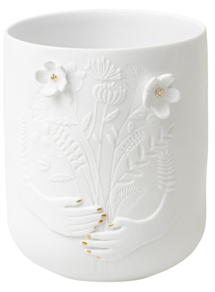Porcelánový svietnik na čajovú sviečku Bouquet