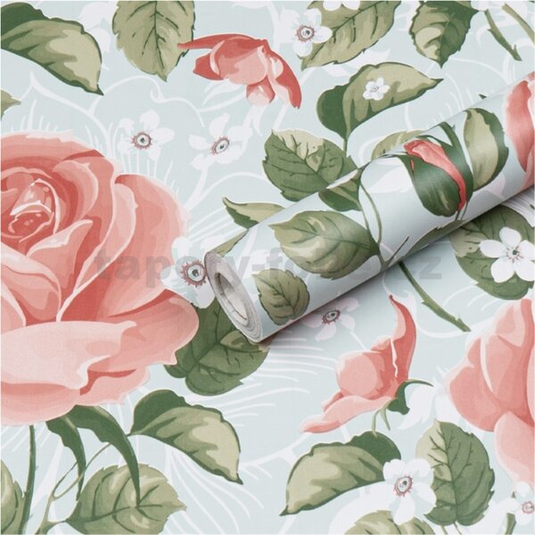 Samolepiace tapety 45 cm x 10 m IMPOL TRADE 0063, pnúca ruža, Samolepiace tapety