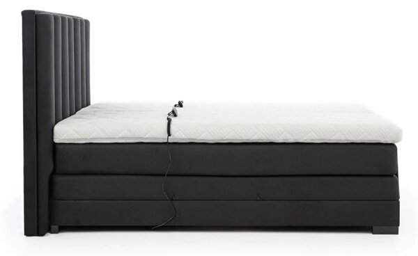 Zltahala.sk Kontinentálna posteľ VENETA boxspring s elektrickým polohovaním 200X180, horčicová (nube 45)