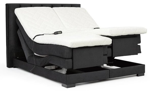 Zltahala.sk Kontinentálna posteľ VENETA boxspring s elektrickým polohovaním 200X180, horčicová (nube 45)