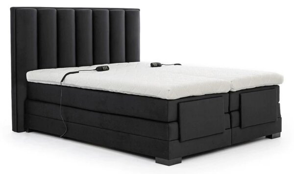Zltahala.sk Kontinentálna posteľ VENETA boxspring s elektrickým polohovaním 200X180, horčicová (nube 45)