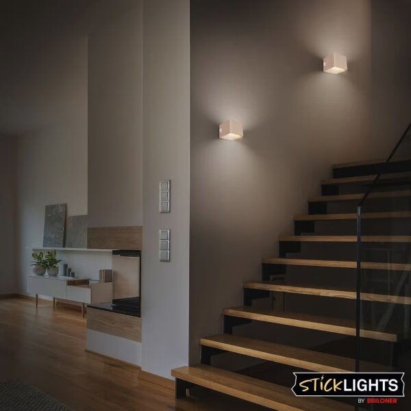 Briloner 3879011 - LED Nabíjateľné nástenné svietidlo so senzorom BORRA LED/1,5W/5V 3600 mAh béžová