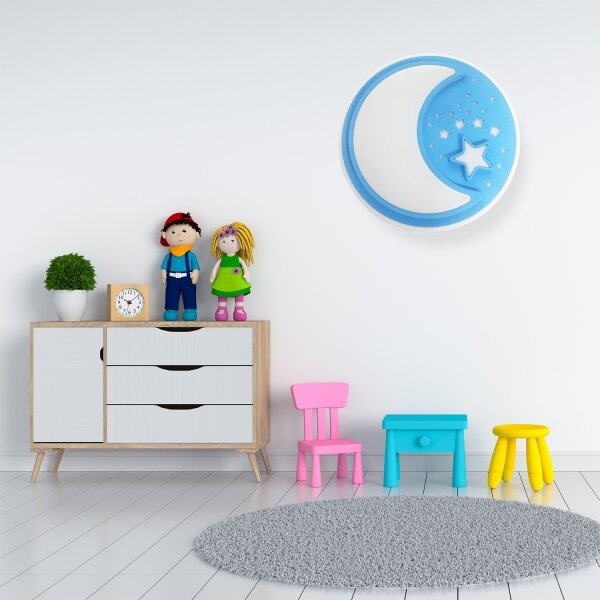 LED Detské smievateľné stropné svietidlo NOTTE LED/40W/230V + DO