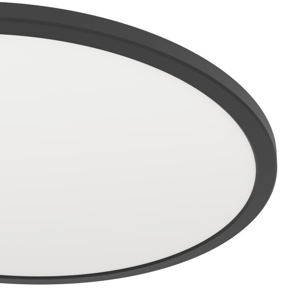 Eglo 901465-LED RGBW St. kúpeľ. svietidlo ROVITO-Z 16,8W/230V pr.50cm IP44 čierna
