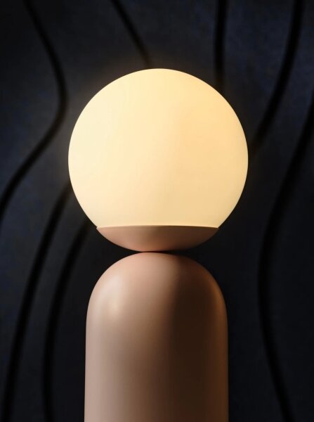 Nordlux - Stolná lampa NOTTI 1xE14/25W/230V ružová
