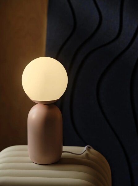 Nordlux - Stolná lampa NOTTI 1xE14/25W/230V ružová