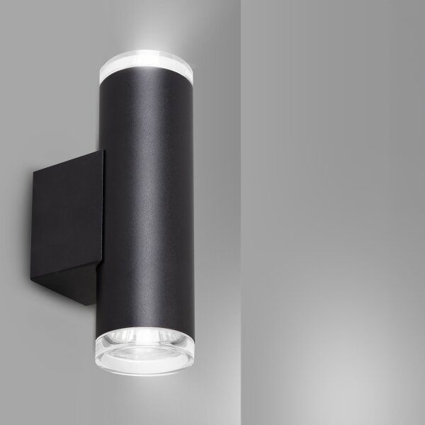 Brilagi - Kúpeľňové bodové svietidlo SELE AQUA 2xGU10/30W/230V IP44 čierna