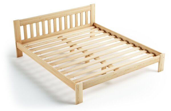 Jednolôžková drevená posteľ 120x200 LK02 A - borovica