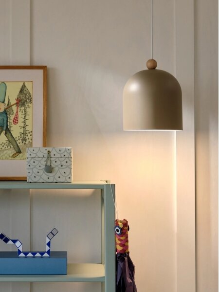 Nordlux - Závesné svietidlo na lanku GASTON 1xE27/40W/230V béžové