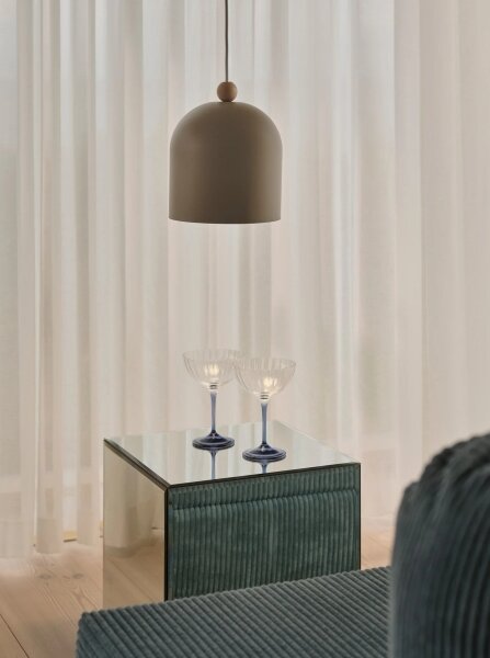 Nordlux - Závesné svietidlo na lanku GASTON 1xE27/40W/230V béžové