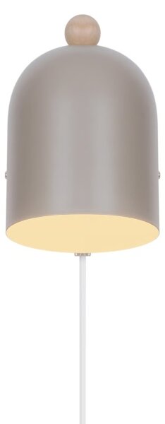 Nordlux - Nástenné bodové svietidlo GASTON 1xE27/15W/230V béžová