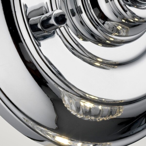 Quintiesse QN-KEYNES1-BATH-LED Kúpeľňové nástenné svietidlo KEYNES 1xG9/3W/230V IP44 chróm
