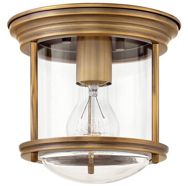 Quintiesse QN-HADRIAN-MINI-F-BR-CLEAR -Vonkajšie stropné svietidlo HADRIAN 1xE27/60W/230V IP44