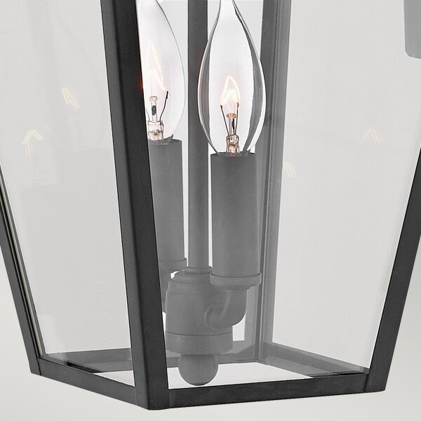 Quintiesse QN-ALFORD-PLACE2-M-MB - Vonkajšie nástenné svietidlo ALFORD M 2xE14/40W/230V IP44