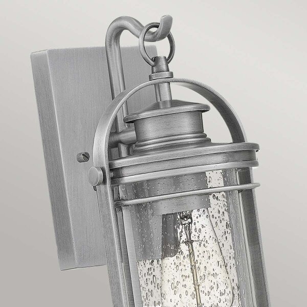 Quintiesse QN-BOOKER-S-IA -Vonkajšie nástenné svietidlo BOOKER S 1xE27/60W/230V IP44 matný chróm