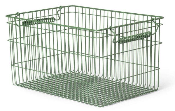 Ferm Living Úložný kôš Cala Stackable Baskets set 2ks, verdant green