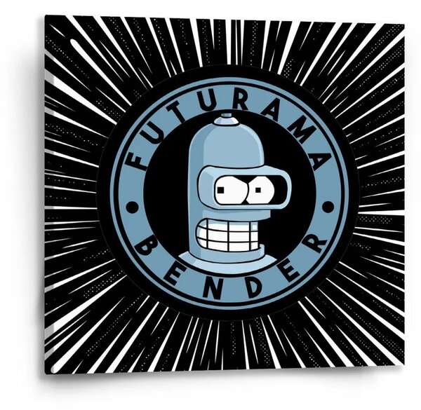 Sablio Obraz Futurama Bender Vesmír - 50x50 cm