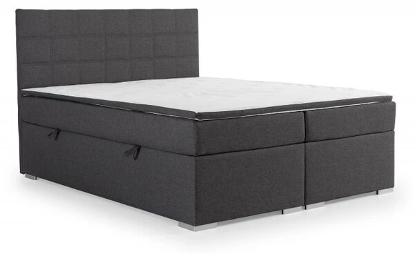 Zltahala.sk Posteľ Boxspring Alicia 200 x 180, biela (koženka - ba 06/soft 17)