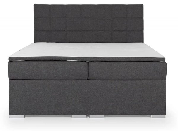 Zltahala.sk Posteľ Boxspring Alicia 200 x 180, biela (koženka - ba 06/soft 17)