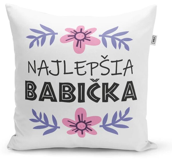 Sablio Vankúš Najlepšia babička: 40x40 cm