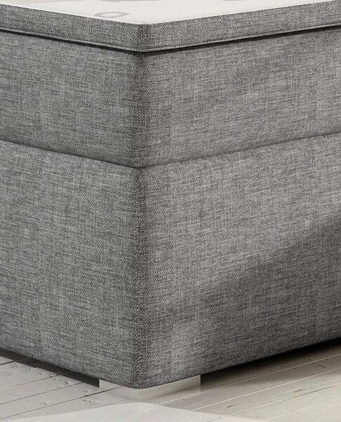 Zltahala.sk Posteľ Boxspring Divalia 200 x 180, krémová (koženka - bd 07)