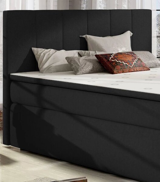 Zltahala.sk Posteľ Boxspring Boleria 200x180, šedá (látka bb 03)