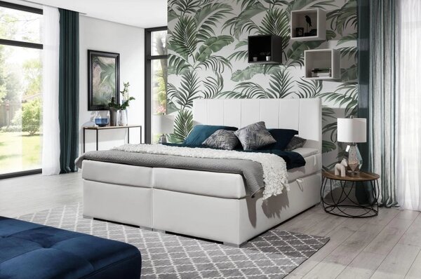 Zltahala.sk Posteľ Boxspring Boleria 200x180, šedá (látka bb 03)