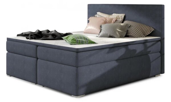 Zltahala.sk Posteľ Boxspring Divalia 200 x 180, krémová (koženka - bd 07)