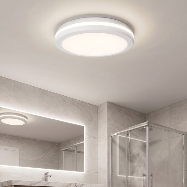 SOLIGHT GARI LED stropné osvetlenie biele 26W 2340lm 3CCT IP65 30cm