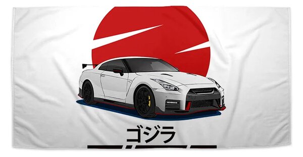 Sablio Uterák Nissan GTR 35 Japonské slnko - 30x50 cm