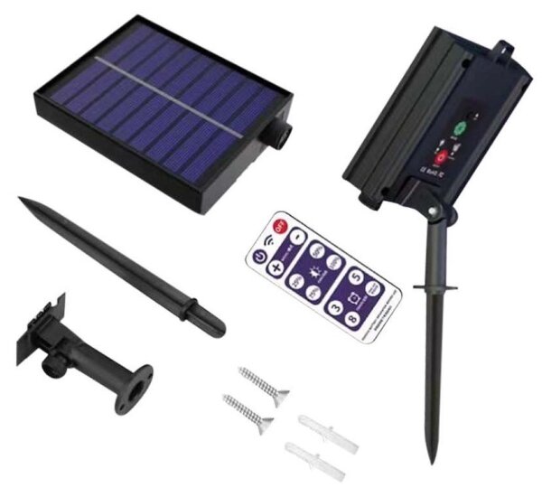 LED Solárna reťaz 10xLED/0,5/4,5V 12 m 3000K IP44 + DO