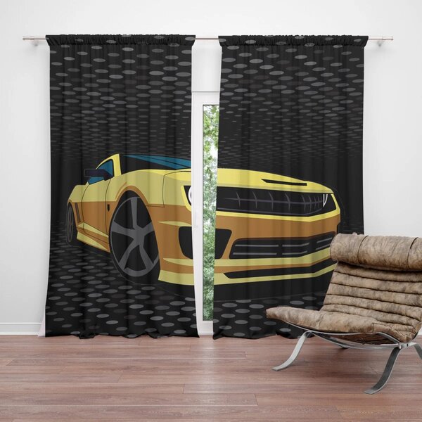 Sablio Záves Chevrolet Camaro Bodky: 2ks 140x250cm