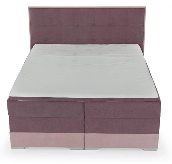 Zltahala.sk Posteľ Boxspring Damasia 200 x 180, sivá / sivá (DMS 04)
