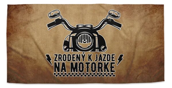 Sablio Uterák Zrodený k jazde na motorke - 30x50 cm