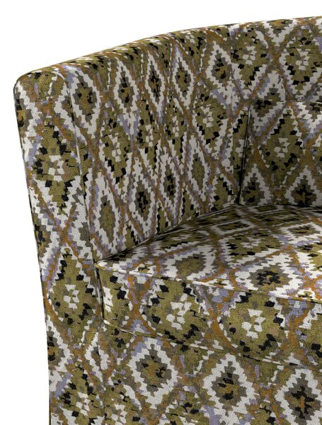 Poťah na kreslo Ektorp Tullsta farba produktu viacfarebná látka zapletaná, vzorované