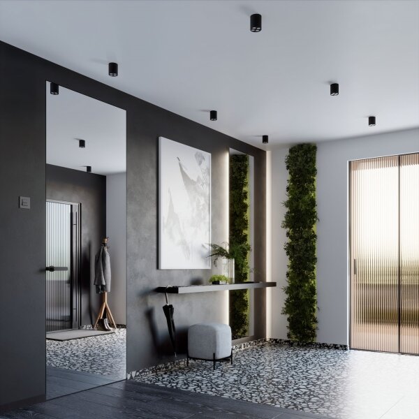 Sollux SL.1210 - LED Bodové svietidlo ZOE LED/9W/230V čierna