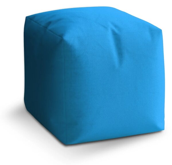 Sablio Taburet Cube Azúrová - 40x40x40 cm