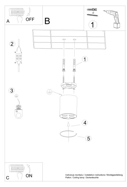 Sollux SL.1209 - LED Bodové svietidlo ZOE LED/9W/230V biela