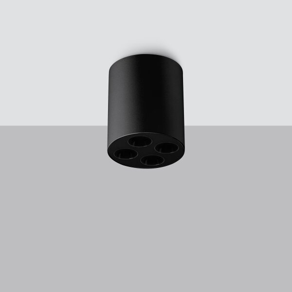Sollux SL.1210 - LED Bodové svietidlo ZOE LED/9W/230V čierna