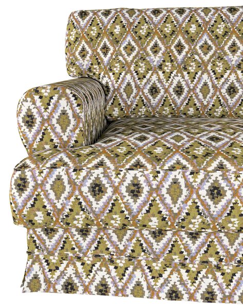 Poťah na sedačku Ekeskog (nerozkladacia) farba produktu viacfarebná látka zapletaná, vzorované