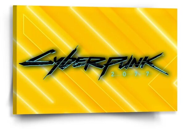 Sablio Obraz Cyberpunk 2077 Žltý - 60x40 cm