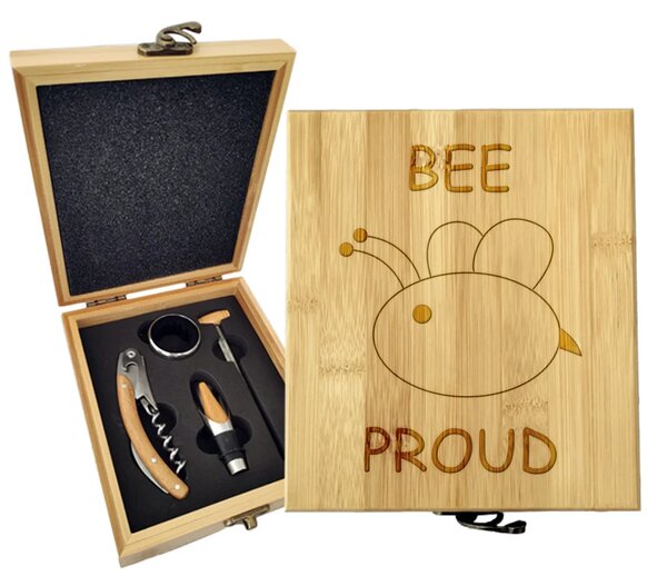 Sablio Darčeková sada na víno Bee proud